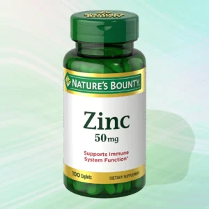 Nature’s Bounty Zinc 50mg – 100 Tablets